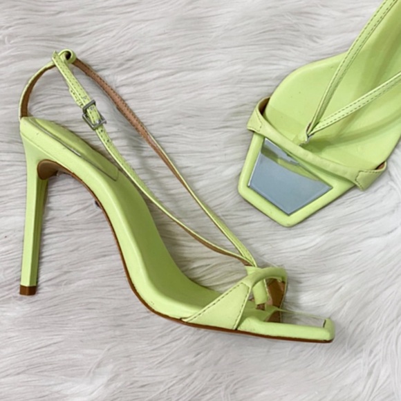 New Schutz Vikki Leather Ankle Wrap Thong Dress Sandals - Picture 12 of 16